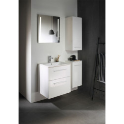 Koupelnová skříňka nízká Geberit Selnova 33x29,7x85 cm bílá lesk 501.276.00.1