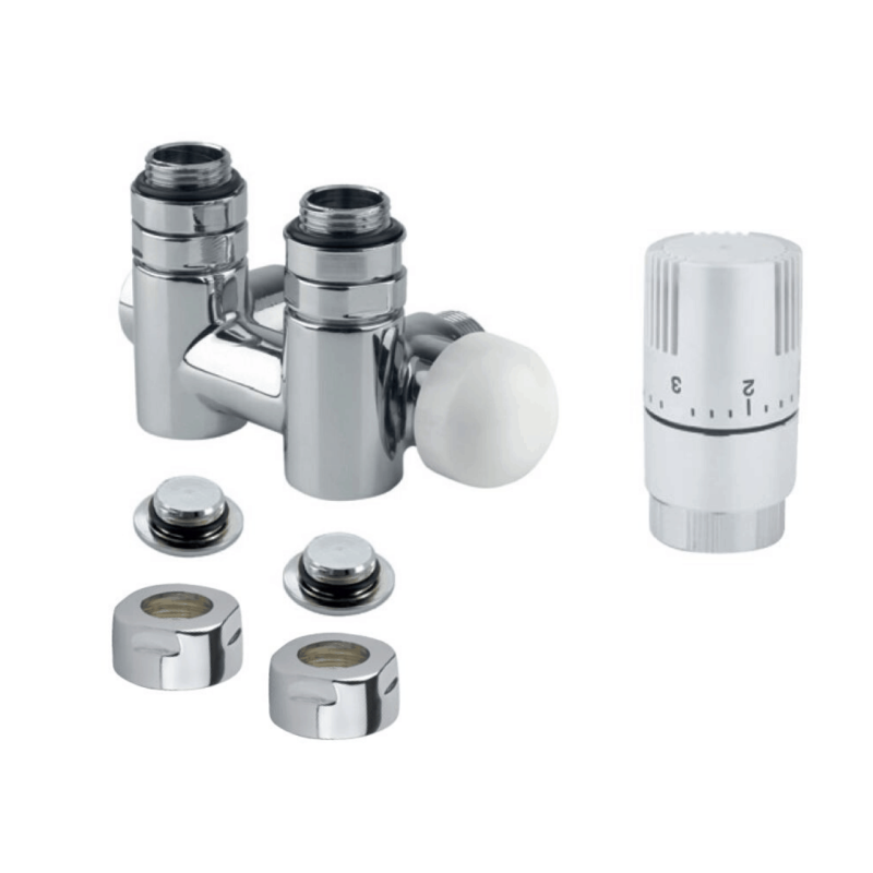 Termostatická sada ISAN rohová středová levá bílá O39BWCL137