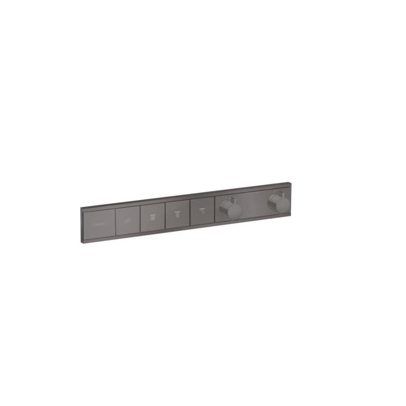 Sprchová baterie Hansgrohe Rainselect 4 bez podomítkového tělesa kartáčovaný černý chrom 15382340
