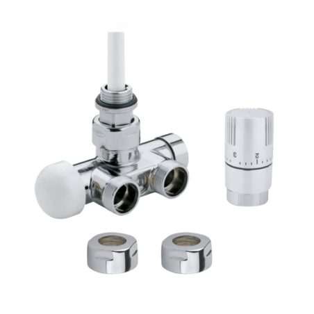 Termostatická sada ISAN rohová jednobodová levá bílá O39BWCL145