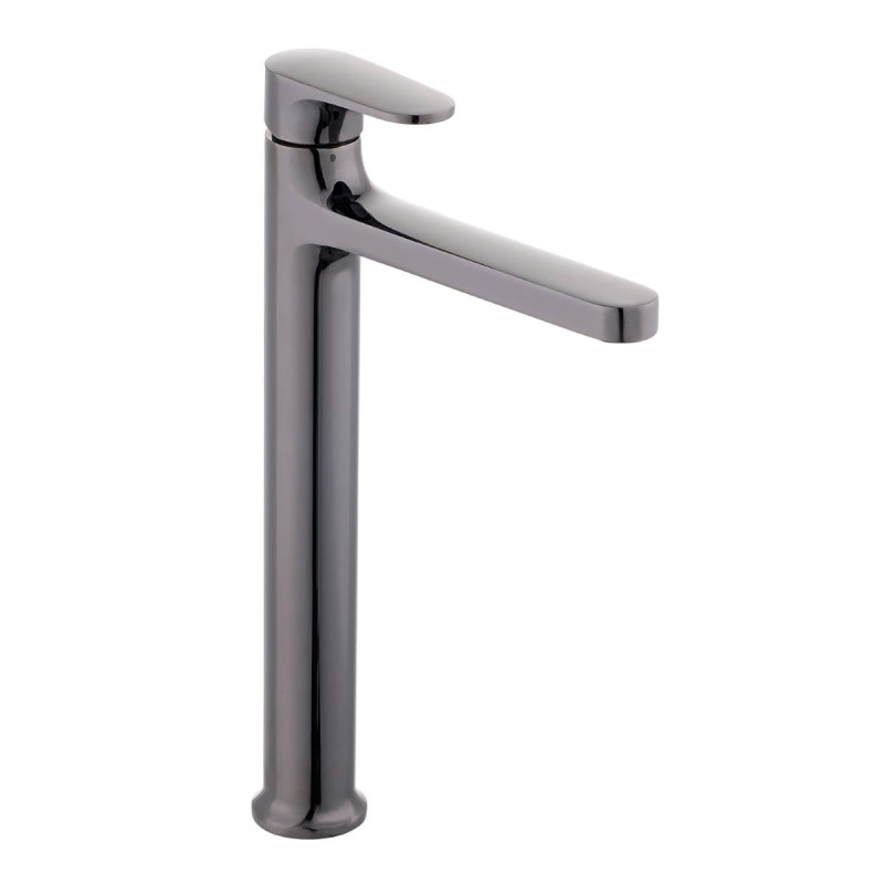 Vysoká umyvadlová baterie SAT Dark bez výpusti PVD Gun Metal SATBSDA285P