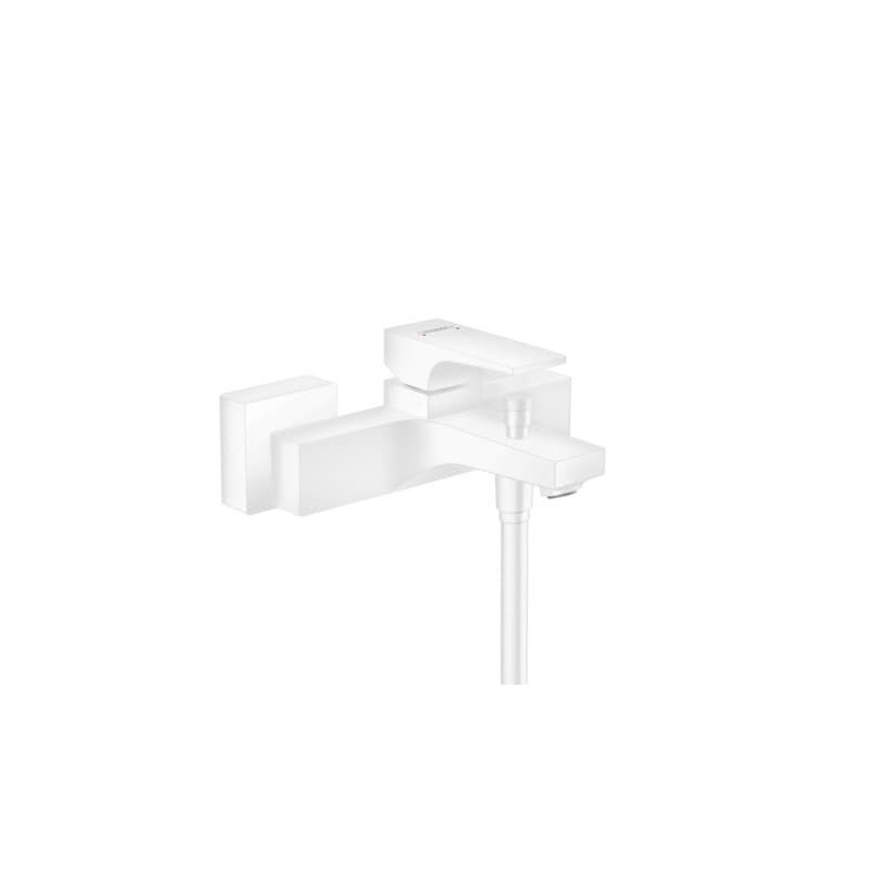 Vanová baterie Hansgrohe Metropol bez sprchového setu matná bílá 32540700