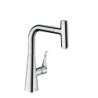 Dřezová baterie Hansgrohe Metris Select M71 s vytahovací sprškou chrom 73802000