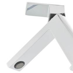 Umyvadlová baterie SIKO Elements bez výpusti bílá/chrom SIKOBSEL271DB