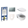 Cenově zvýhodněný závěsný WC set Geberit do lehkých stěn / předstěnová montáž+ WC Geberit Selnova SIKOGES3S3