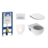 Cenově zvýhodněný závěsný WC set Geberit do lehkých stěn / předstěnová montáž+ WC Geberit Selnova SIKOGES3S8