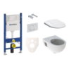 Cenově zvýhodněný závěsný WC set Geberit do lehkých stěn / předstěnová montáž+ WC Geberit Selnova SIKOGES5S0