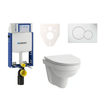 Cenově zvýhodněný závěsný WC set Geberit k zazdění + WC Laufen Laufen Pro Nordic SIKOGE2H1