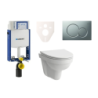 Cenově zvýhodněný závěsný WC set Geberit k zazdění + WC Laufen Laufen Pro Nordic SIKOGE2H3