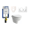 Cenově zvýhodněný závěsný WC set Geberit k zazdění + WC Laufen Laufen Pro Nordic SIKOGE2H4