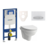 Cenově zvýhodněný závěsný WC set Geberit do lehkých stěn / předstěnová montáž+ WC Laufen Laufen Pro Nordic SIKOGES3H8