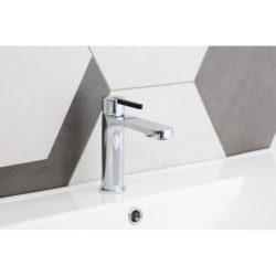 Umyvadlová baterie SAT Fusion bez výpusti chrom SATBSFU271TC