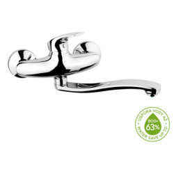 Dřezová baterie Novaservis Metalia ECO+ s otočným ramínkem chrom 57070,0E