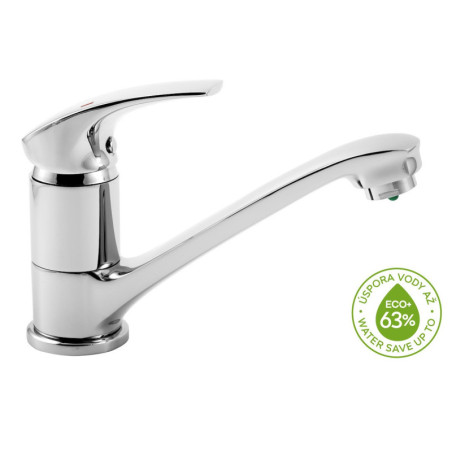 Dřezová baterie Novaservis Metalia ECO+ s otočným ramínkem chrom 57096,0E