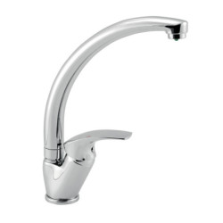 Dřezová baterie Novaservis Metalia ECO+ s otočným ramínkem chrom 57014,0E