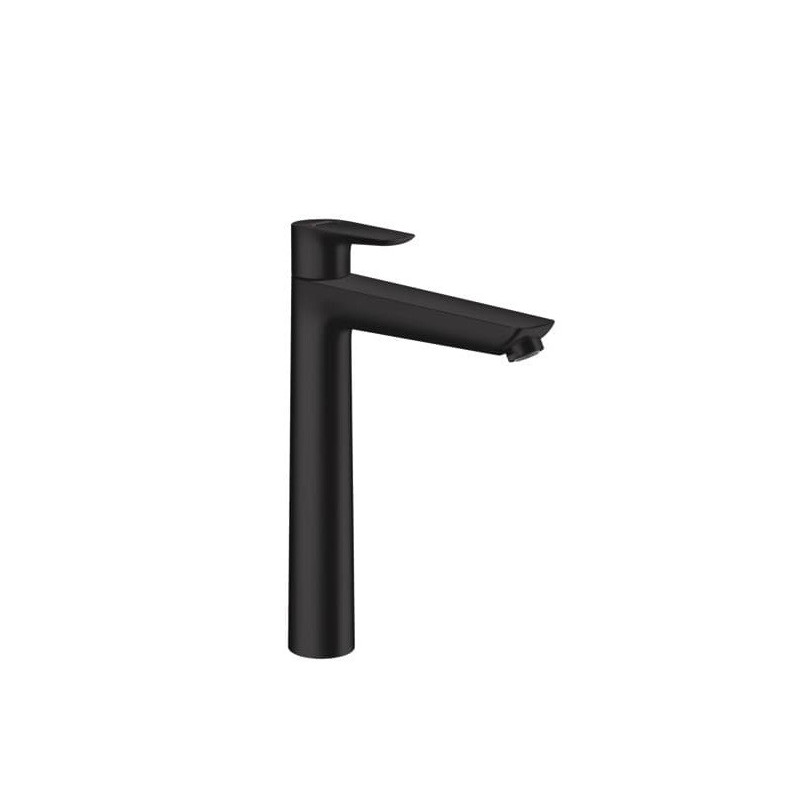 Vysoká umyvadlová baterie Hansgrohe Talis E s výpustí matná černá 71716670