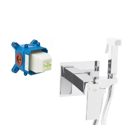 Bidetová baterie SAT včetně podomítkového tělesa chrom SATBSPBHT