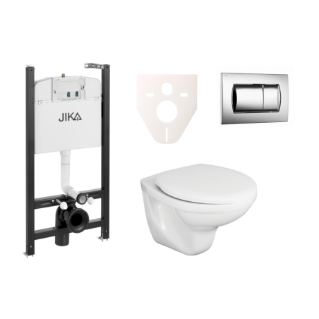 Cenově zvýhodněný závěsný WC set Jika do lehkých stěn / předstěnová montáž+ WC Fayans Neo SIKOJSJ2