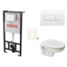 Cenově zvýhodněný závěsný WC set Alca do lehkých stěn / předstěnová montáž+ WC S-Line S-line Pro SIKOASP4