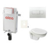 Cenově zvýhodněný závěsný WC set Alca k zazdění + WC S-Line S-line Pro SIKOAP5
