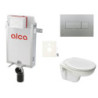 Cenově zvýhodněný závěsný WC set Alca k zazdění + WC S-Line S-line Pro SIKOAP6