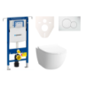 Cenově zvýhodněný závěsný WC set Geberit do lehkých stěn / předstěnová montáž+ WC VitrA VitrA Shift SIKOGES4N1