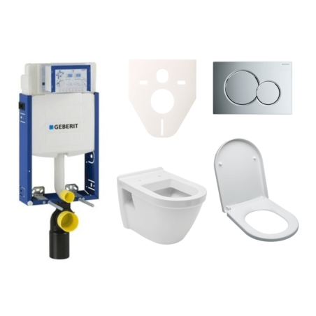 Cenově zvýhodněný závěsný WC set Geberit k zazdění + WC VitrA S50 SIKOGE2V2
