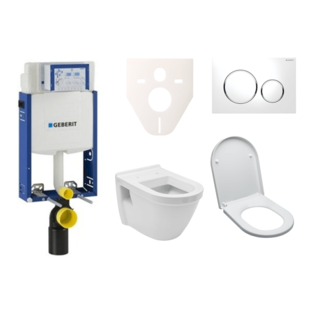 Cenově zvýhodněný závěsný WC set Geberit k zazdění + WC VitrA Integra vč. sedátka SIKOGE2V4