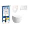 Cenově zvýhodněný závěsný WC set Geberit do lehkých stěn / předstěnová montáž+ WC VitrA VitrA Shift SIKOGES4N5