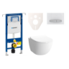 Cenově zvýhodněný závěsný WC set Geberit do lehkých stěn / předstěnová montáž+ WC VitrA VitrA Shift SIKOGES4N8