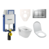 Cenově zvýhodněný závěsný WC set Geberit k zazdění + WC Integra vč. sedátka  SIKOGE2V7