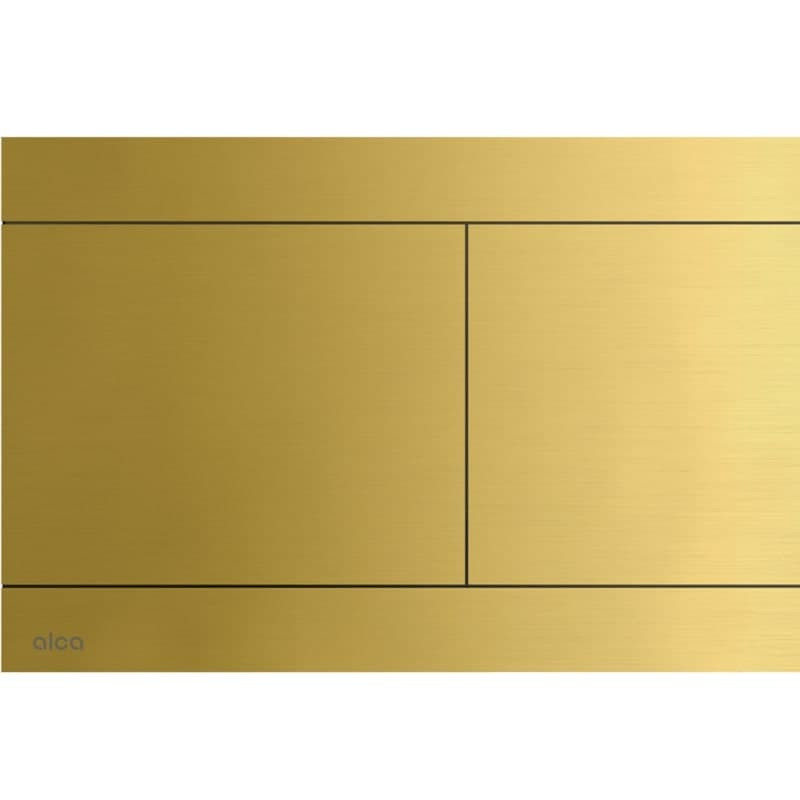 Ovládací tlačítko Alca pro předstěnové instalační systémy, mosaz FUN-BRASS