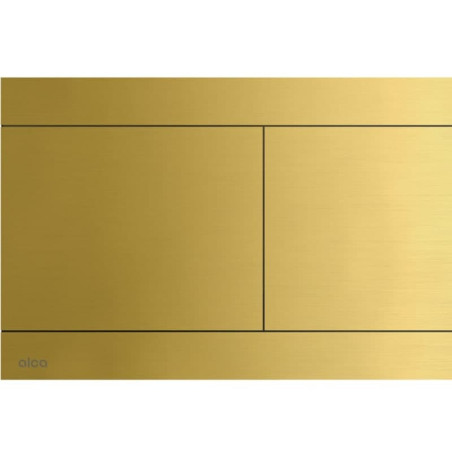 Ovládací tlačítko Alca pro předstěnové instalační systémy, mosaz FUN-BRASS