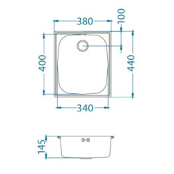 Dřez Alveus Basic 10 nerez 1082195