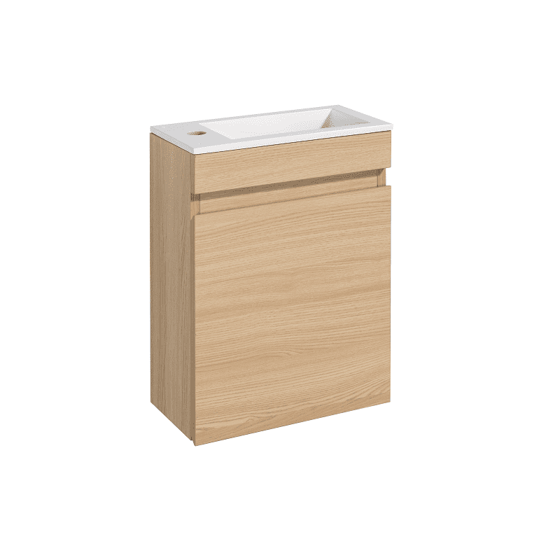Koupelnová skříňka s umyvadlem Naturel Verona 40x53,2x22 cm světlé dřevo VERONA40SD