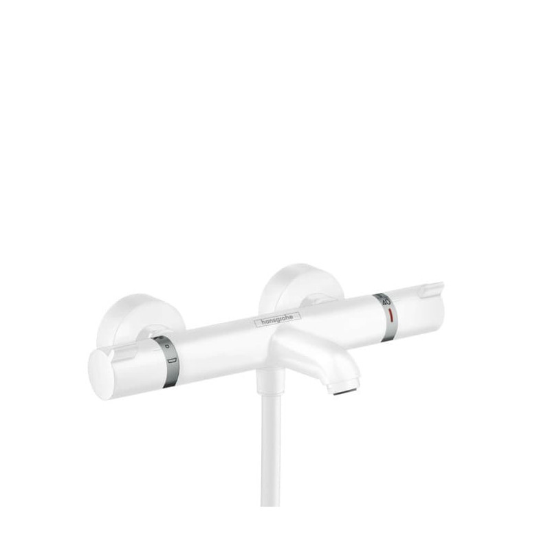 Vanová baterie Hansgrohe Ecostat bez sprchového setu 150 mm matná bílá 13114700