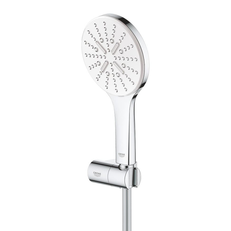 Sprchová hlavice s hadicí Grohe Rainshower SMARTACTIVE 130 měsíční bílá 26580LS0