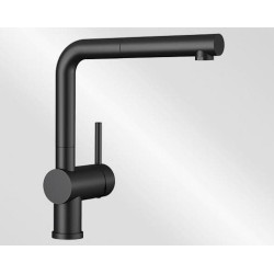Dřezová baterie Blanco Linus-S s vytahovací sprškou černá matná 525807