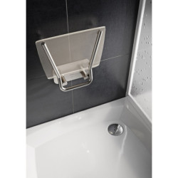 Sprchové sedátko Ravak OVO B sklopné š. 36 cm čirá B8F0000051