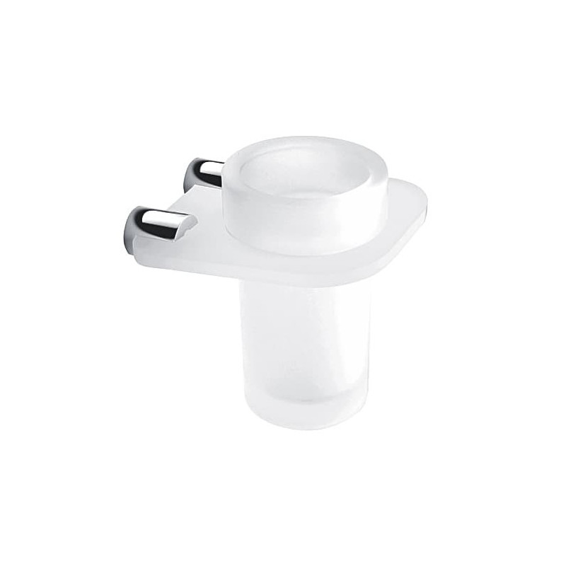 Držák kartáčků Nimco Bormo včetně skleničky chrom BRX358W26