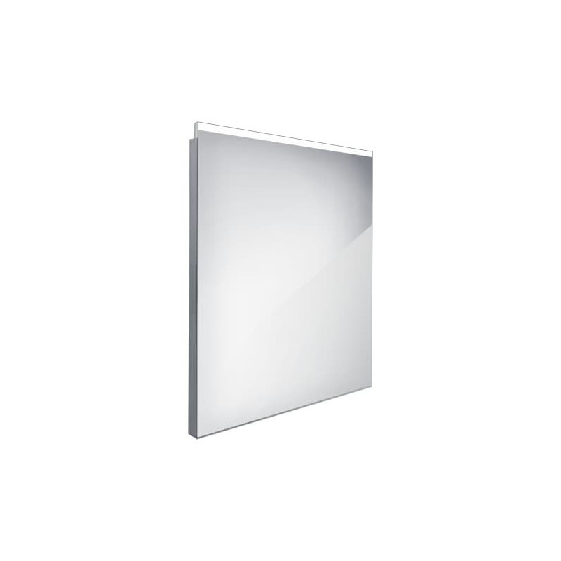 Zrcadlo bez vypínače Nimco 70x60 cm hliník ZP 8002