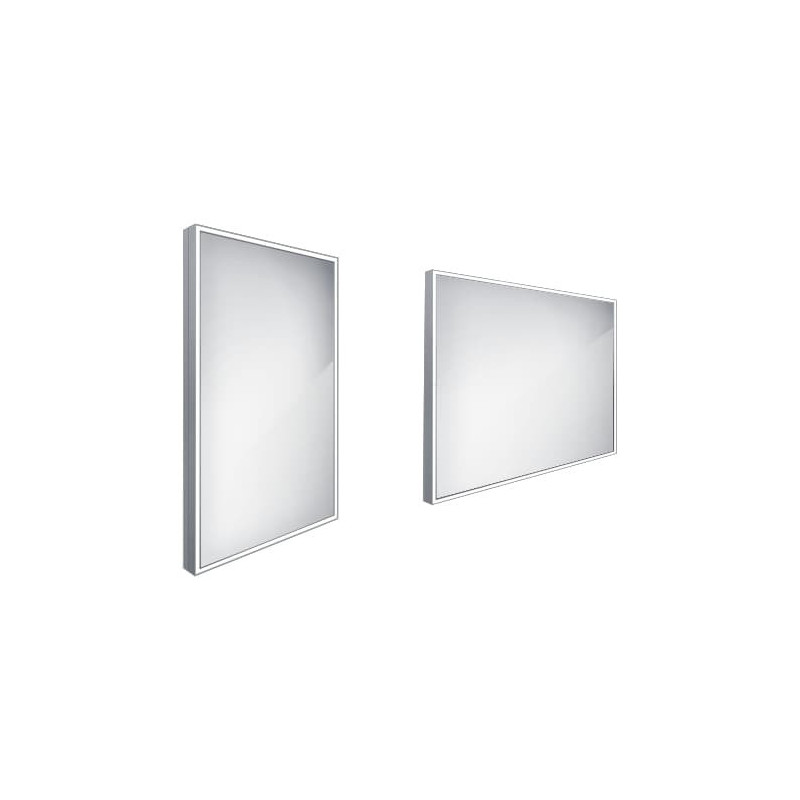 Zrcadlo bez vypínače Nimco 60x40 cm hliník ZP 13000