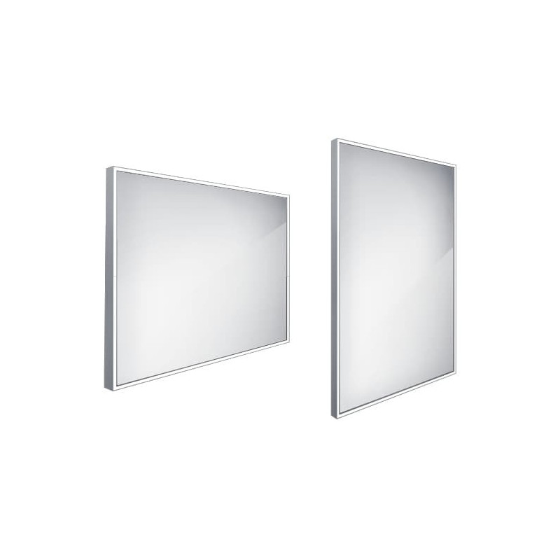 Zrcadlo bez vypínače Nimco 70x90 cm hliník ZP 13019