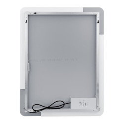 Zrcadlo bez vypínače Nimco 80x60 cm hliník ZP 15002