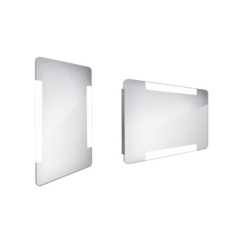 Zrcadlo bez vypínače Nimco 80x50 cm hliník ZP 18001