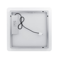 Zrcadlo bez vypínače Nimco 60x60 cm hliník ZP 19066