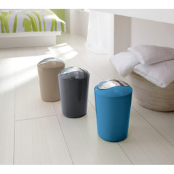 Odpadkový koš volně stojící Kleine Wolke Glossy 5 l antracit lesk 5063901858