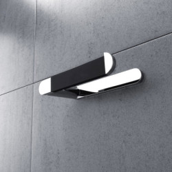 Držák toaletního papíru Nimco Nava černá/chrom NA28055M