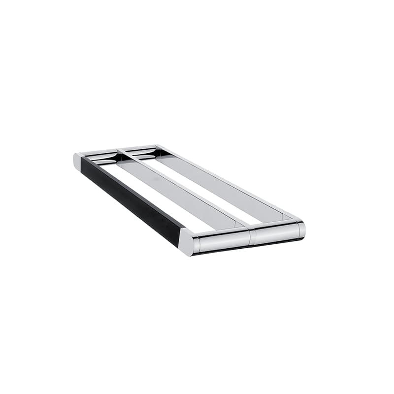 Držák ručníků Nimco Nava černá/chrom NA28046D