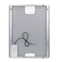 Zrcadlo bez vypínače Nimco 60x80 cm hliník ZP 21002